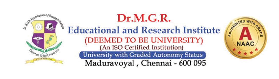 Dr. M.G.R. Educational and Research Institute
